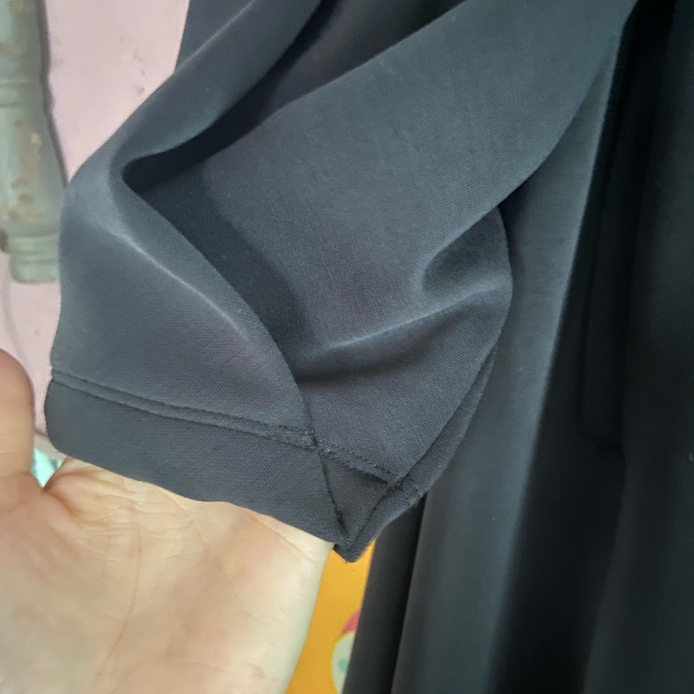Lanston Sport Medium Elegant Black Long Maxi Coat - Picture 7 of 12
